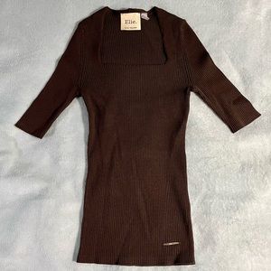 ELIE TAHARI ribbed top